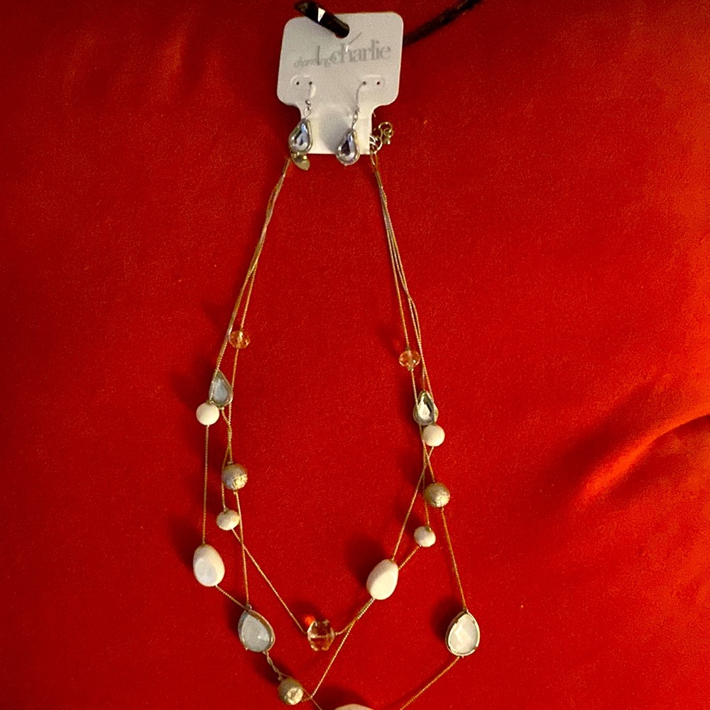 Jewelry in silver white color